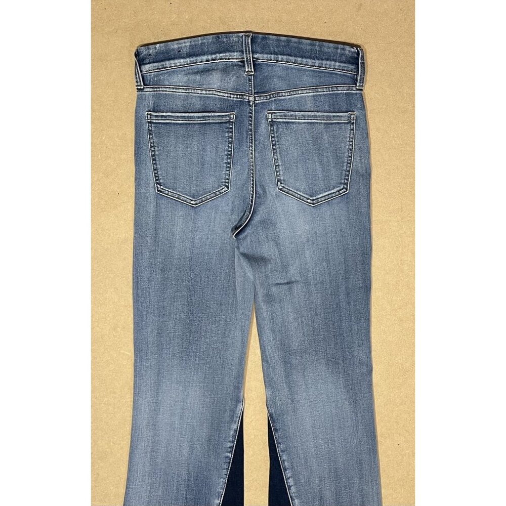 Liverpool Women Size 28 Jeans GiaGlider Crop Pull-On Fray Hem Stretch Alverston - Picture 14 of 14